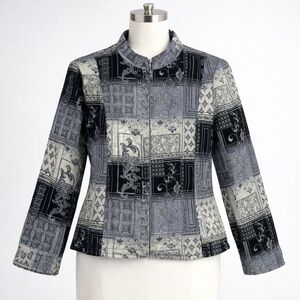 Vintage Dressbarn Embroidered Tapestry Jacket